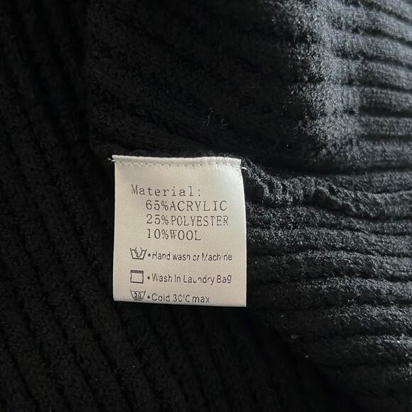 Sail Wind Mens 2XL Black Crewneck Sweater Pullover NWT - Picture 7 of 8